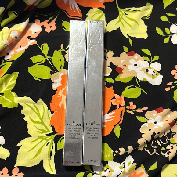 LANCOME Paris Le Lipstick Lipcolouring Stick With Brush New Pack Of 2 Inspire - Picture 1 of 3